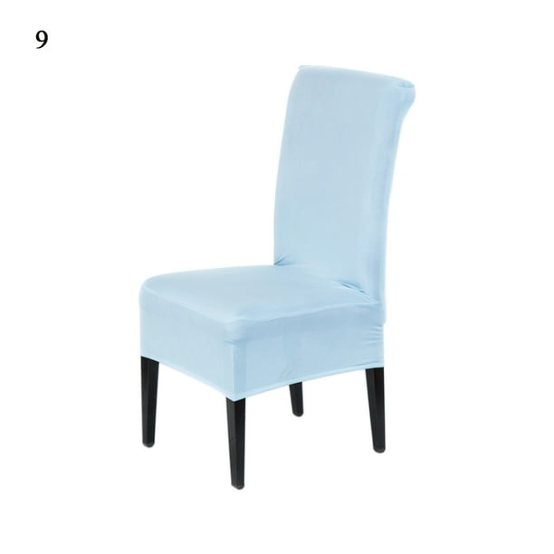 Luxury Home Faux Leather Stretch Removable Dining Chair Covers Slipcover Decor